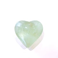 New✨虹入り🌈💚ハートプラシオライトSサイズ💚✨お守りクリスタル