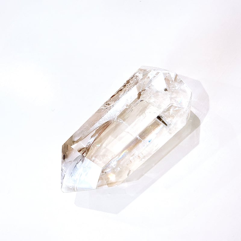 New✨高透明度✨虹入り🌈🤍アイリスクォーツ水晶🤍✨お守りクリスタル