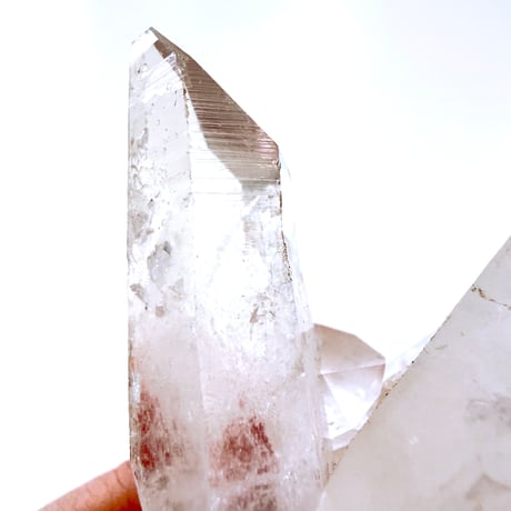 New✨虹入り🌈🤍マニカラン産ヒマラヤ水晶_444🤍お守りクリスタル