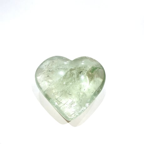 New✨虹入り🌈💚ハートプラシオライト💚✨お守りクリスタル