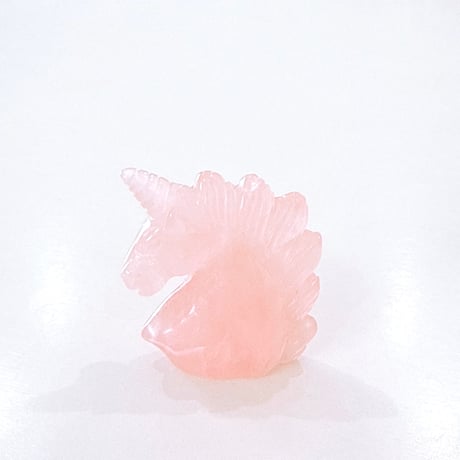 人気✨🦄ユニコーンローズクォーツ🦄お守りクリスタル💖