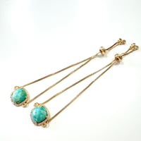 🩵ラインストーン✖️アマゾナイト🩵お守りブレスレット