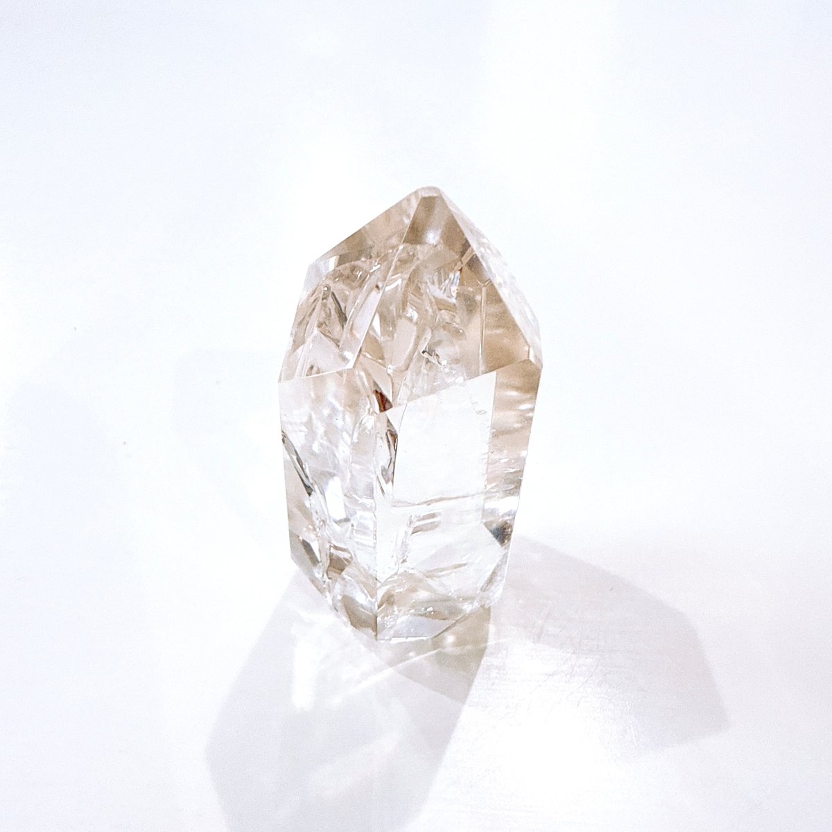 New✨高透明度✨虹入り🌈🤍アイリスクォーツ水晶🤍✨お守りクリスタル