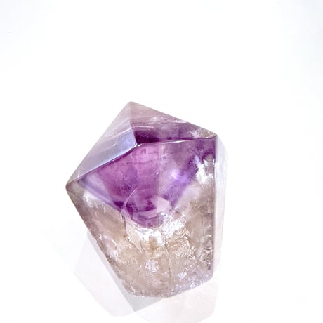 New✨激レア！虹入り🌈💜アメジスト六角柱ポイント💜