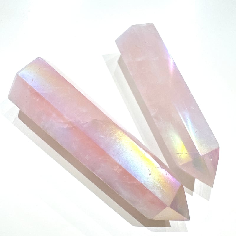 ★限定NEW★恋愛運UP☆愛の石♡【ローズクォーツ6面カットペンデュラム】❤ ☆限定NEW☆恋愛運UP☆愛の石♡【ローズクォーツ6面