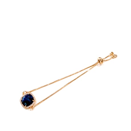 New✨💙ラインストーン✖️ソーダライト💙お守りブレスレット