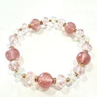 人気No1✨お守りブレスレット🍓ストロベリークォーツ🍓