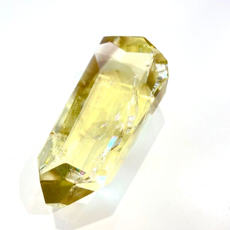 New✨高透明度✨虹入り🌈💛アイリシトリン_s33💛✨お守りクリスタル