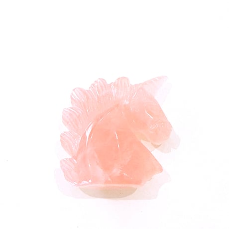 人気✨🦄ユニコーンローズクォーツ🦄お守りクリスタル💖