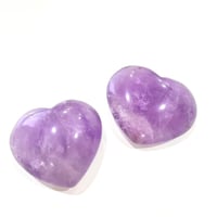 New✨虹入り🌈💜ハートアメジスト💜お守りクリスタル💜