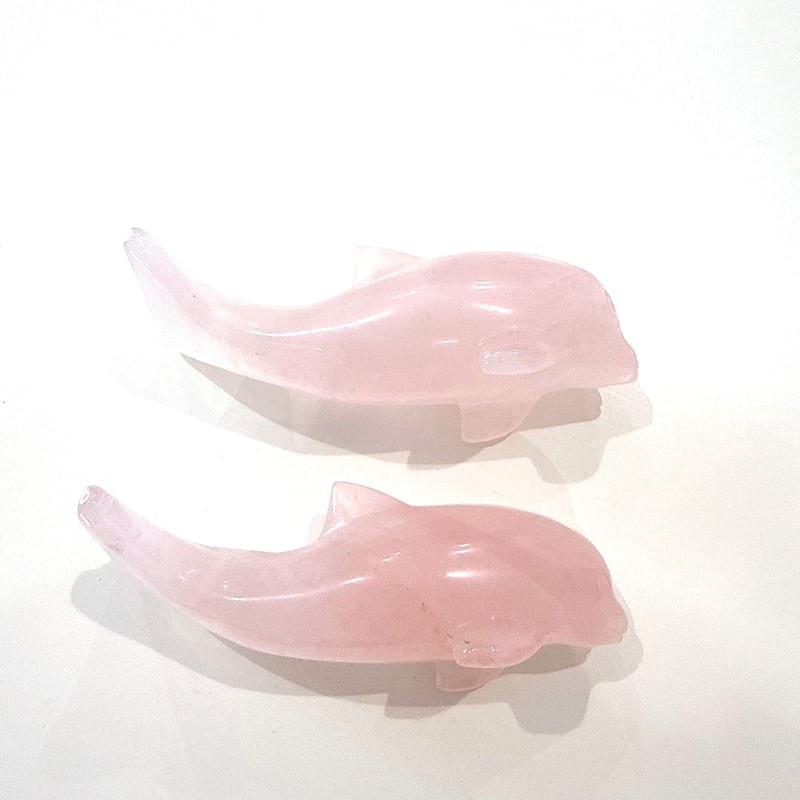sale✨🩷🐬イルカローズクォーツ🐬🩷お守りクリスタル | amo by ao