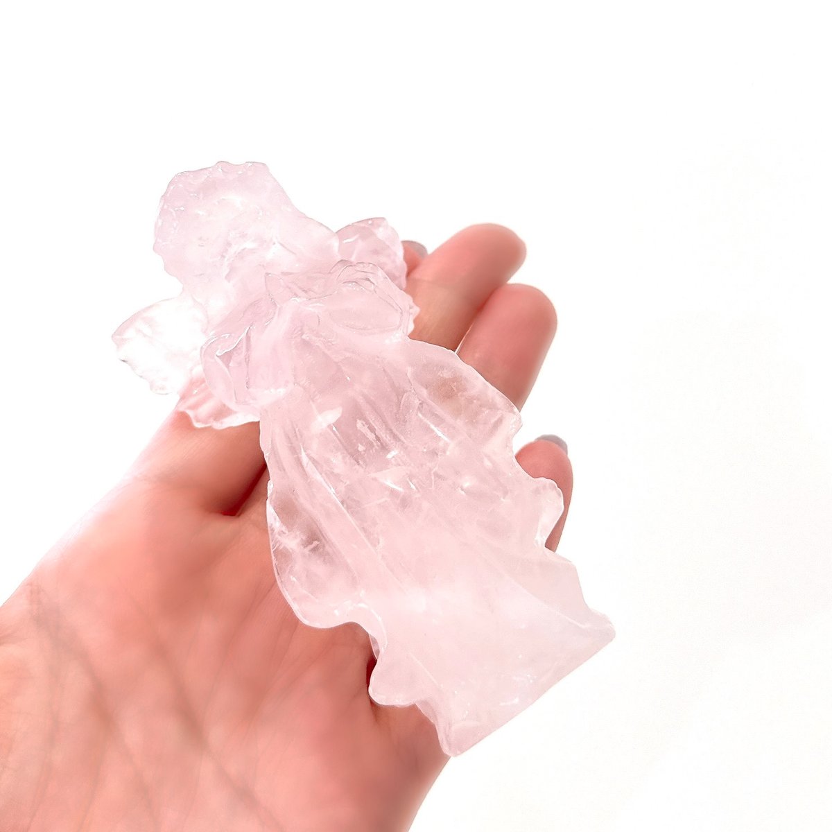 Sale✨大きめ！🩷fairy🧚ローズクォーツ🩷お守りクリスタル🩷 | amo by ao