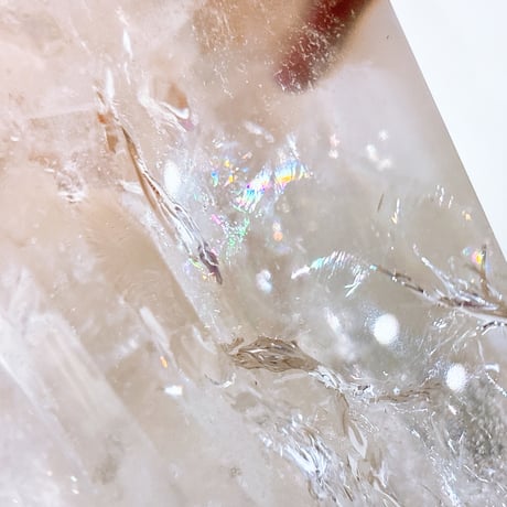New✨超希少✨虹入り🌈BIGサイズ！レムリアンシードクリスタル✨お守りクリスタル