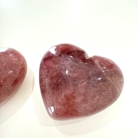 恋愛運アップ❣️✨🍓ハートストロベリークォーツ🍓✨お守りクリスタル🩷
