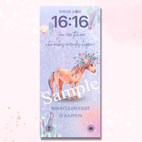 Unicorn sparkle magic🦄🩷奇跡を引き寄せる💫ユニコーンの魔法待ち受け画像🦄✨