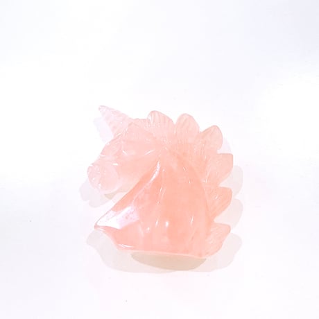 人気✨🦄ユニコーンローズクォーツ🦄お守りクリスタル💖