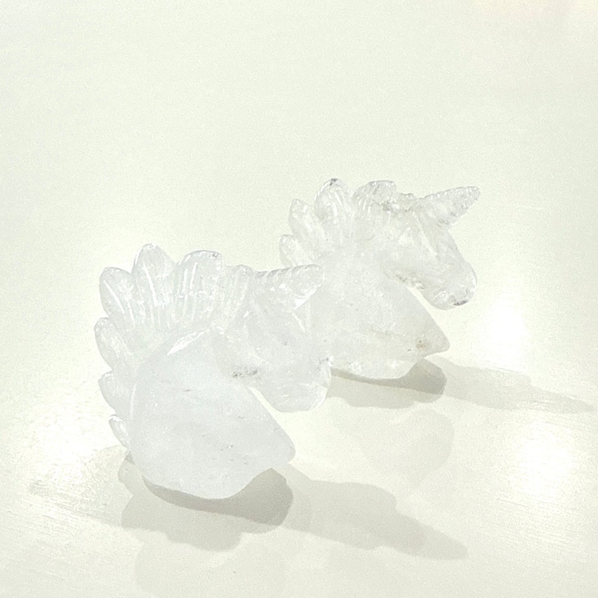 運気アップ✨🦄ユニコーンクリアクォーツ🦄お守りクリスタル🤍 | amo by ao