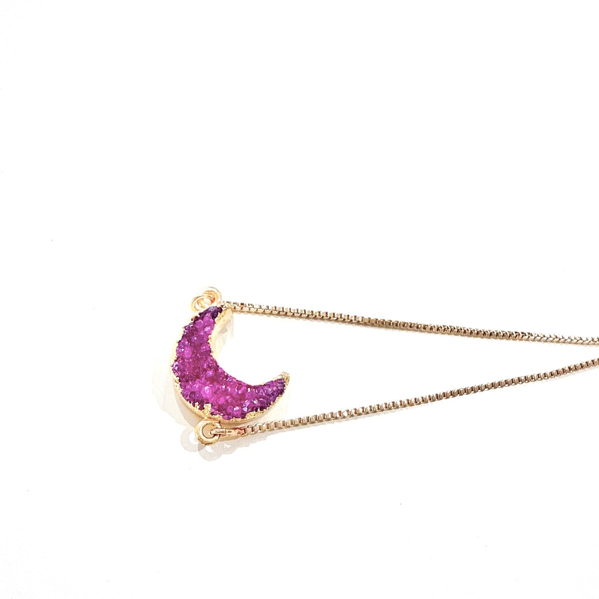 お守りブレスレット💗ドゥルージークォーツPINKムーン💗 | amo by ao