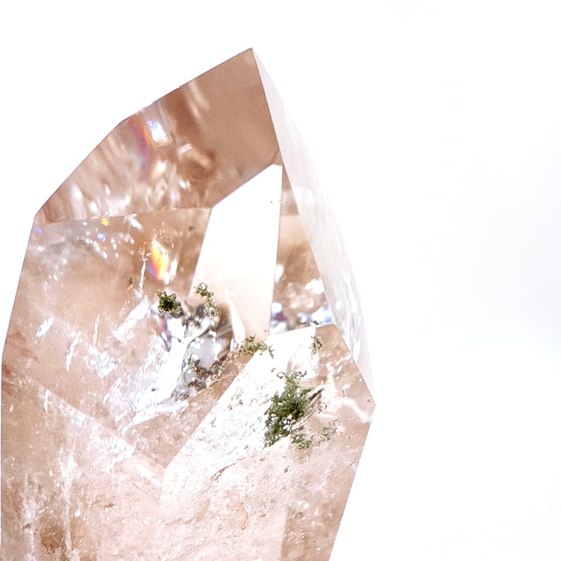 New✨超希少✨虹入り🌈BIGサイズ！レムリアンクリスタル✨お守り