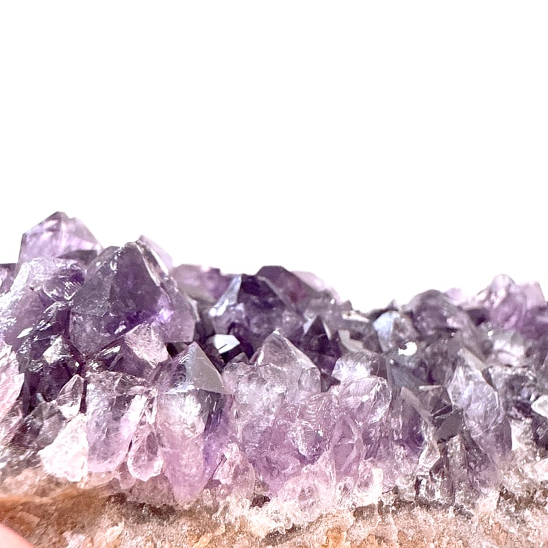 New✨極美💜ディープアメジストクラスター💜お守りクリスタル | amo by ao