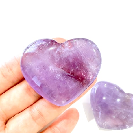 New✨💜💛ハートアメジスト(アメトリンタイプ)💛💜お守りクリスタル