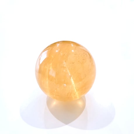 New✨虹入り🌈💛ゴールデンカルサイト丸玉💛お守りクリスタル
