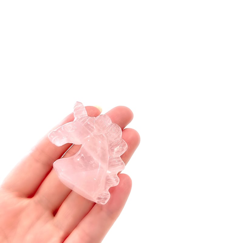 恋愛運アップ✨ユニコーンローズクォーツ🦄恋のお守りクリスタル