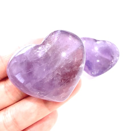 New✨💜💛ハートアメジスト(アメトリンタイプ)💛💜お守りクリスタル