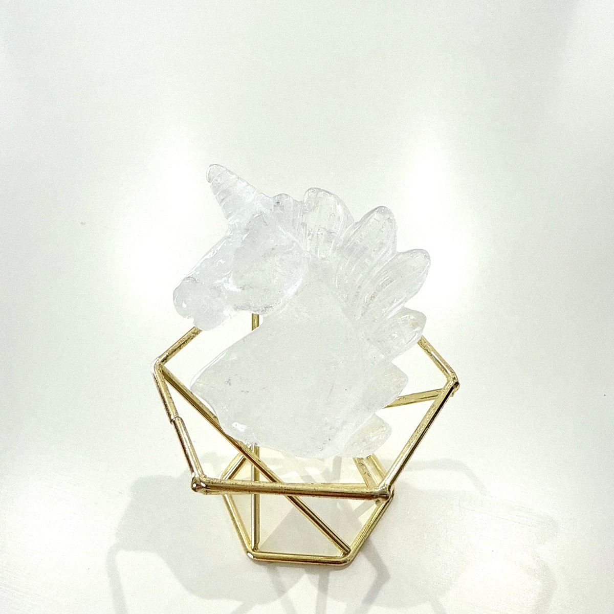 運気アップ✨🦄ユニコーンクリアクォーツ🦄お守りクリスタル🤍 | amo by ao