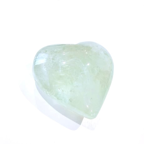 New✨虹入り🌈💚ハートプラシオライトSサイズ💚✨お守りクリスタル