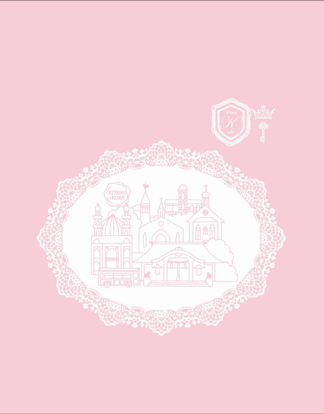 神戸北野レーストートバッグ ピンク | 神戸のおみやげGoodThings