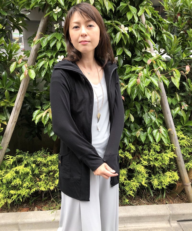 64405 Zip前開ロングカーデ | Pikake