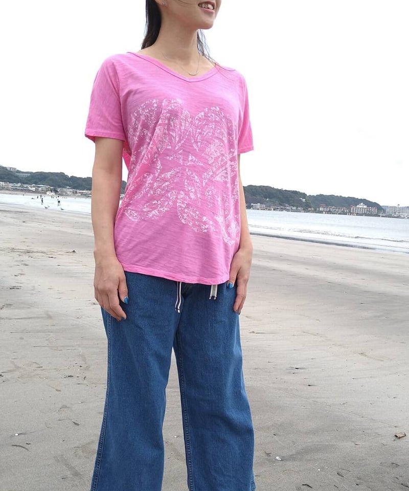 105209 デニムクロップドワイドパンツ | Pikake