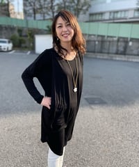 14006レーヨンバルーンチュニックワンピース