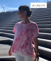 24002 後染AラインコットンTシャツ