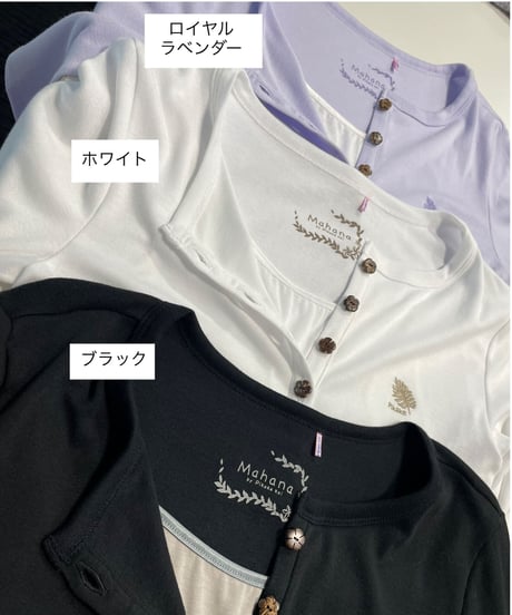 14016L  長袖ヘンリーレイヤートップス(L)