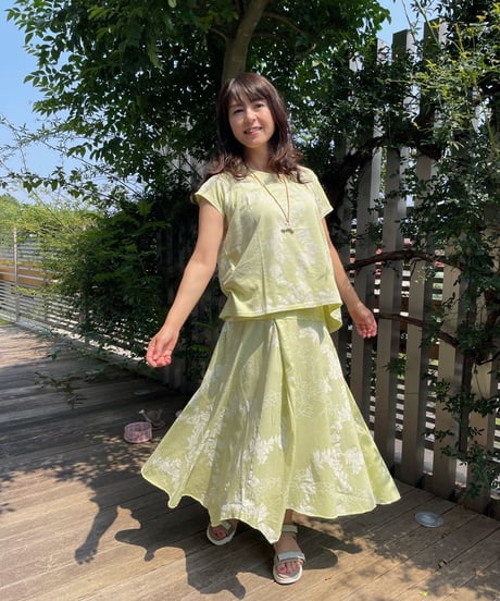 スカート CHUKKEY テチチ Te chichi ドットタックフレアスカート （ブラック