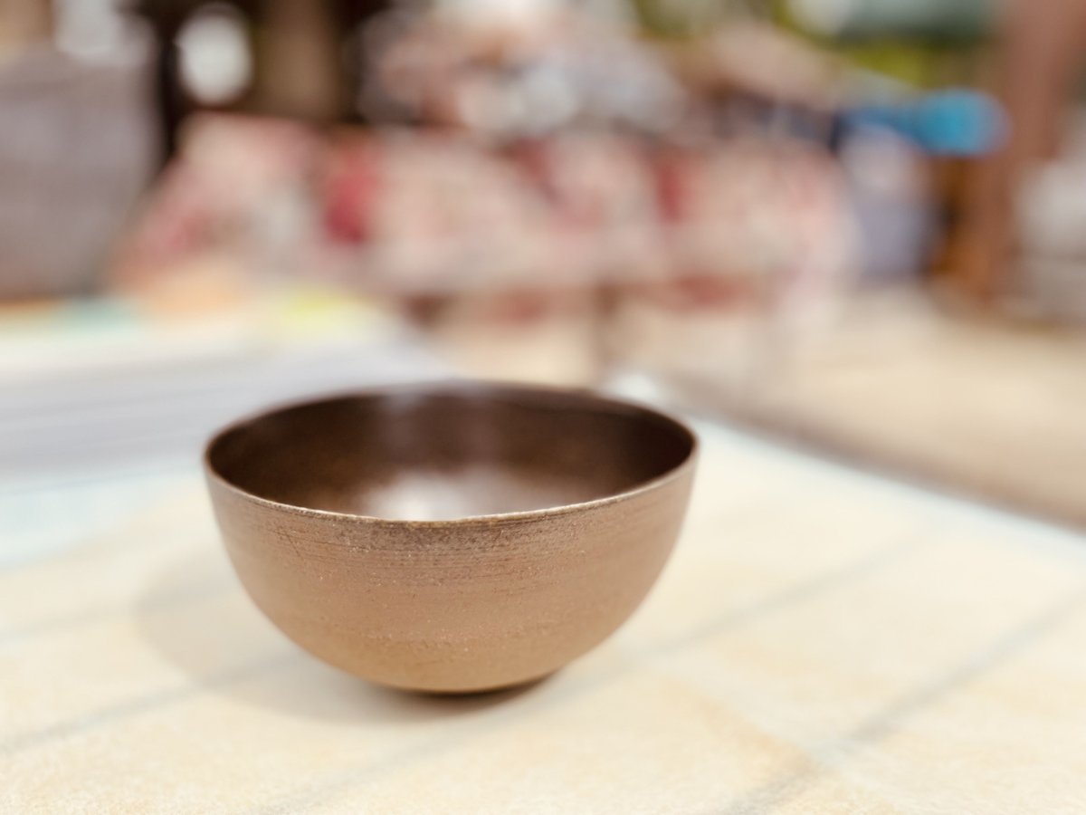 抹茶茶碗 茶道具 抹茶茶碗 美濃焼 茶碗 天目型 トルコ夏茶碗（M-1419）