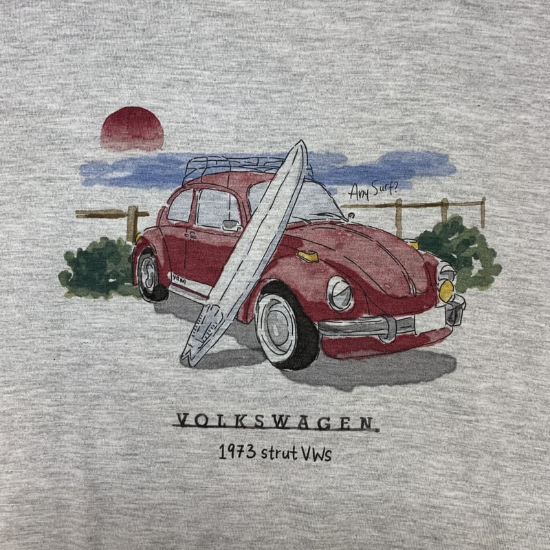 VW ビートルサーフTシャツ 1973 strut VWs CVW2303M | SUN & 