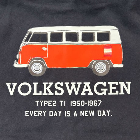 VW T1 BUS 裏毛フルジップパーカー DVW6305M