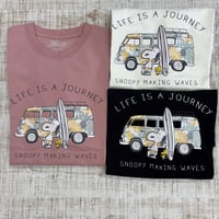 VW/PEANUTSコラボＴシャツ　vw waves  with snoopy　　156
