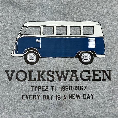 VW T1 BUS 裏毛フルジップパーカー DVW6305M