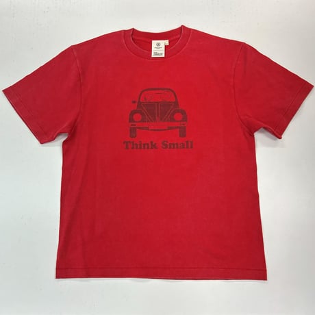 PEANUTSコラボ　Think　Small　BEETLE  ビンテージ加工 T
