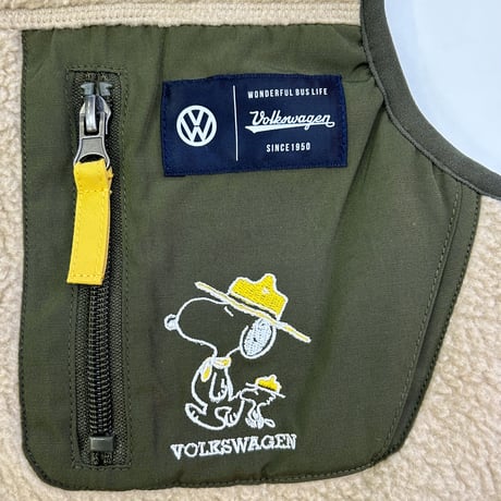 VW×PEANUTSコラボ　KIDSあったかボアベストSVW6934-806