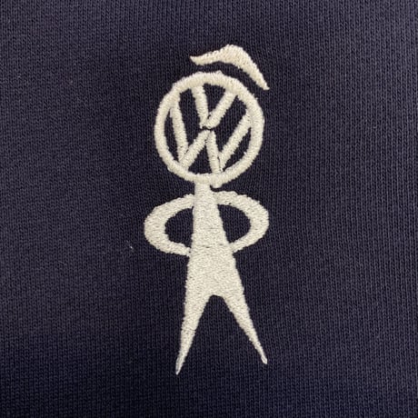 VW バブルヘッド刺繍　裏毛プルパーカー　BVW9301M