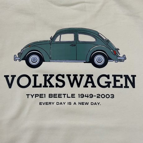 VW TYPE1 BEETLE 裏毛トレーナー DVW6303M