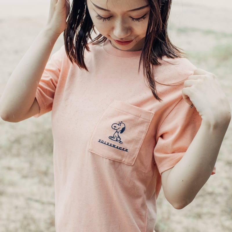 PEANUTS×VW PALM TREE BUS T-SHIRTS SVW1142-267
