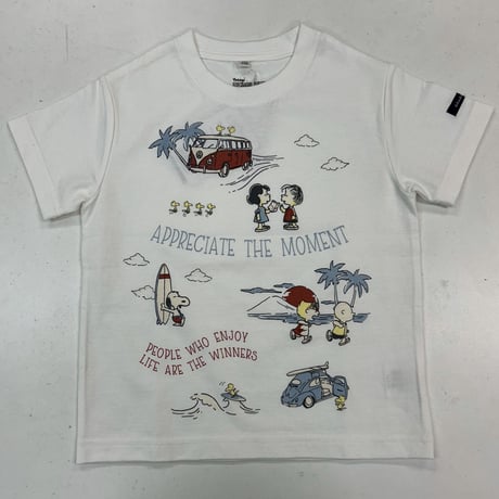 VW/PEANUTSコラボランダムプリントT　enjoy summer KIDS　159