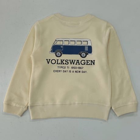 VW　T1　BUS　裏毛KIDSトレーナー　DVW6302C