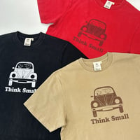 PEANUTSコラボ　Think　Small　BEETLE  ビンテージ加工 T